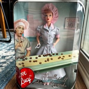 I Love Lucy Job Switching 1999 Barbie Doll Lucille Ball Mattel 21268